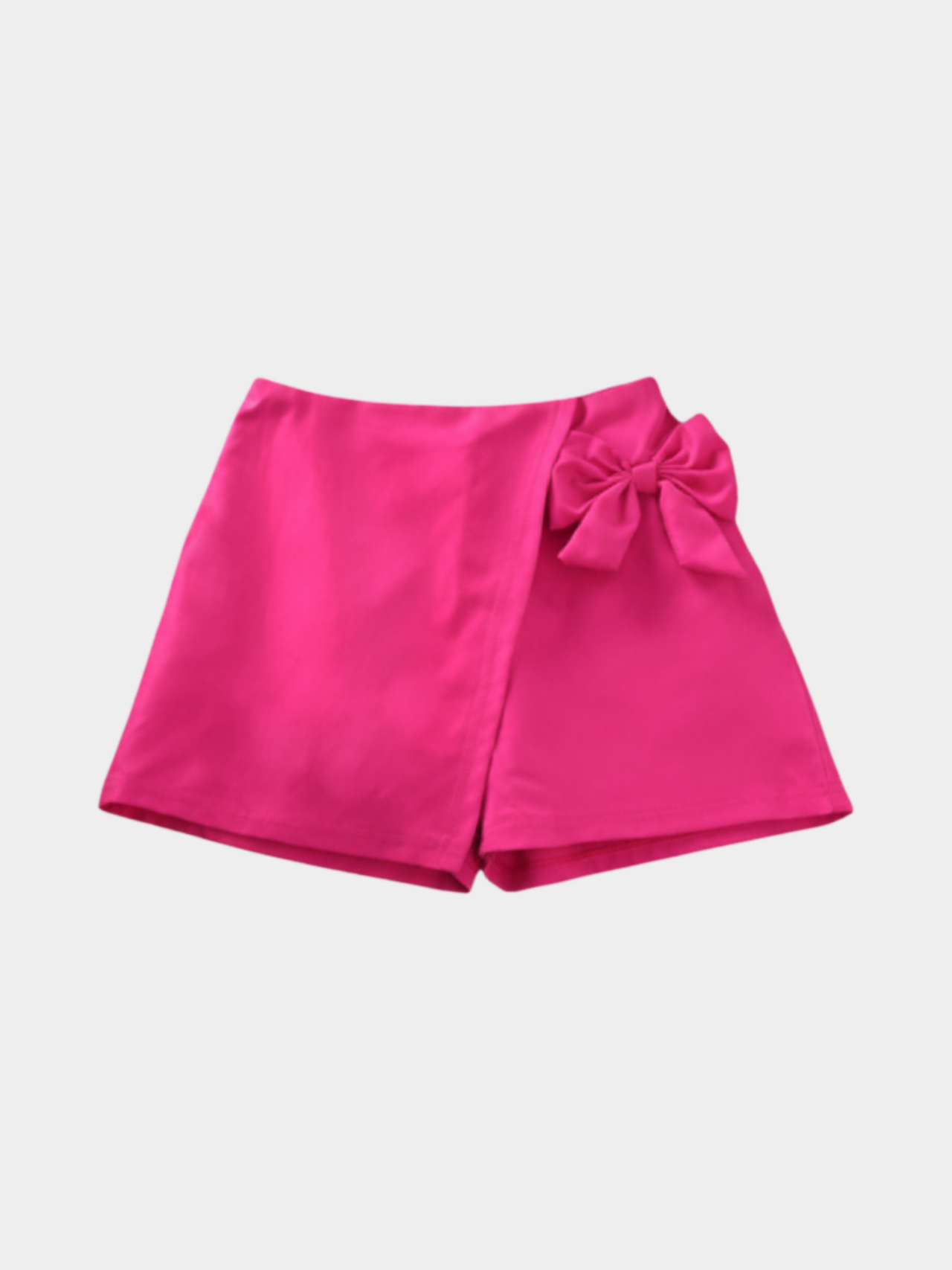 Meow Black Flutter Sleeve Top and Hot Pink Bow Skirt