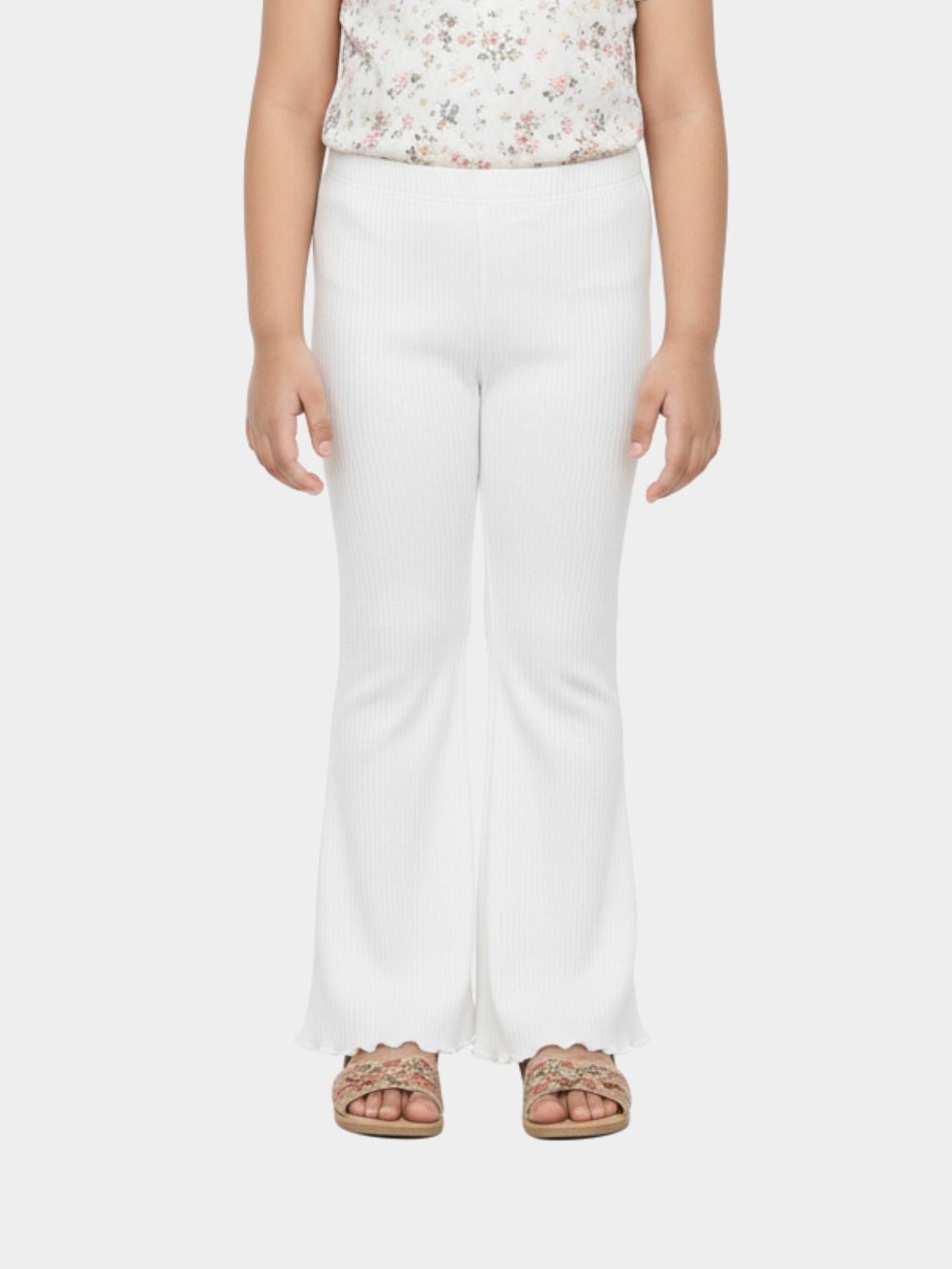 Kids White Flared Pants (3yrs-12yrs)