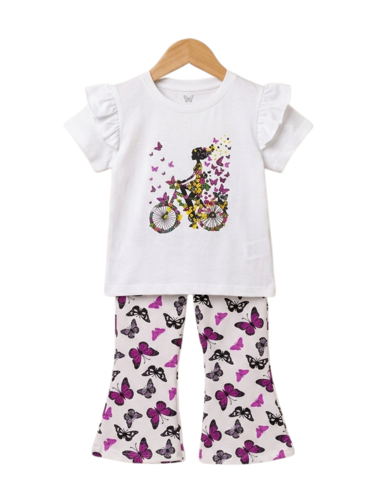 Butterfly Girl White Set