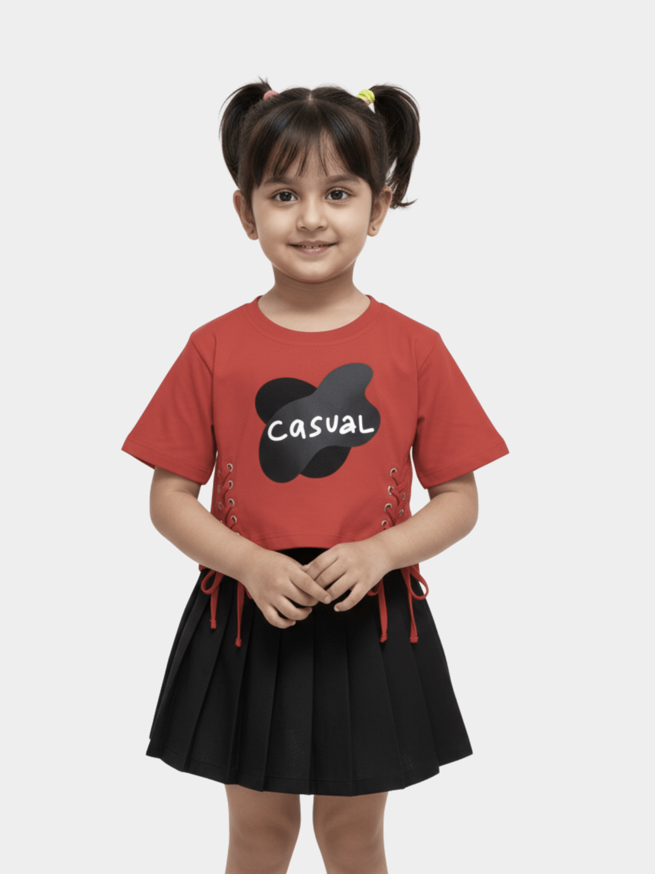 2 Piece Stylish Skirt Set For Girl (6mths - 6yrs)