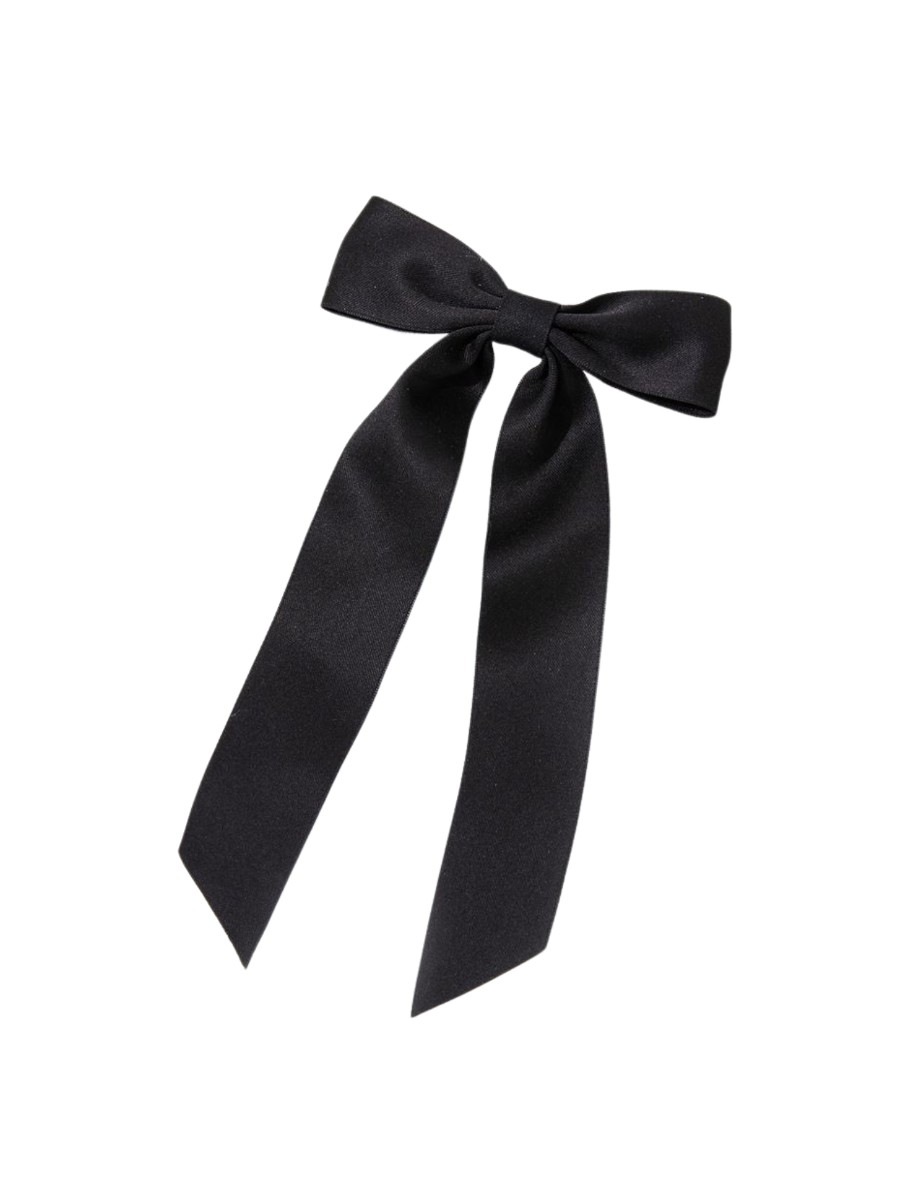 Satin Classic Black Bow
