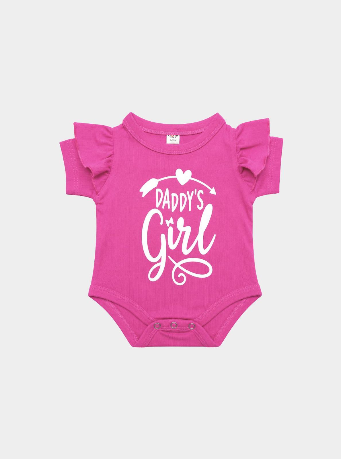 Girl Lavender Flutter Sleeve Romper (0-3 Years)