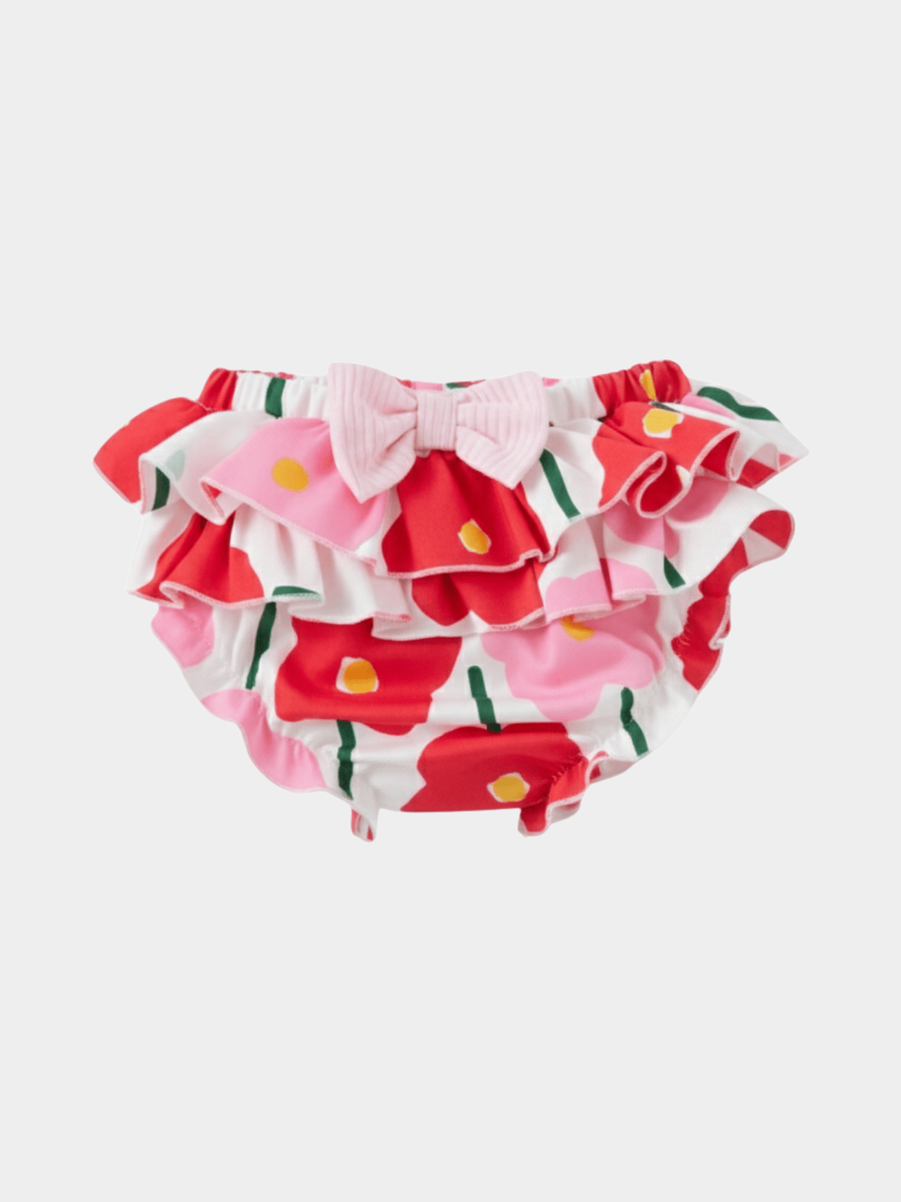 Baby Girls' "Mommy’s Little Girl" Ribbed Bodysuit and Floral Ruffle Bloomer Set