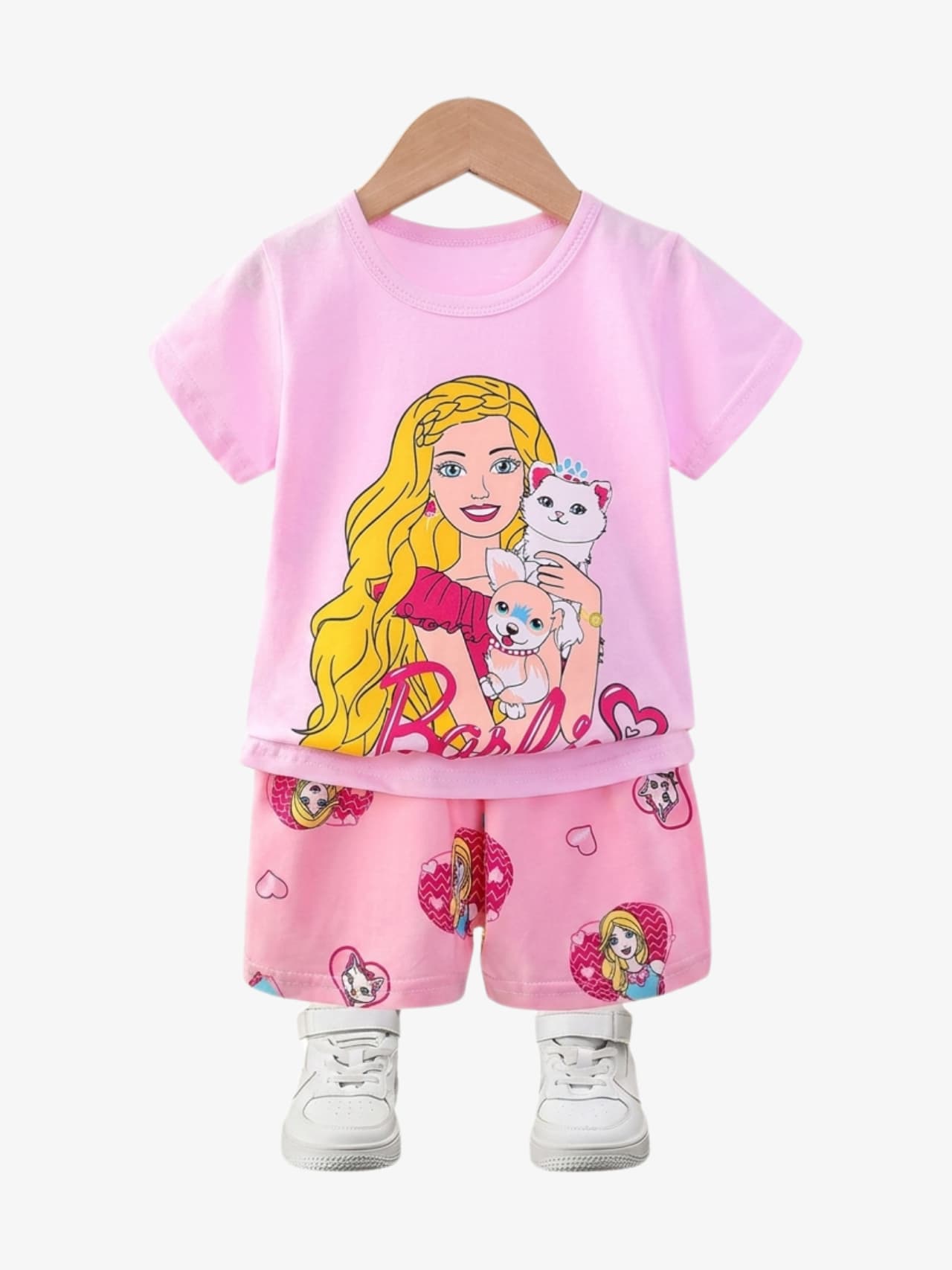 Barbie & Pets T-Shirt Set