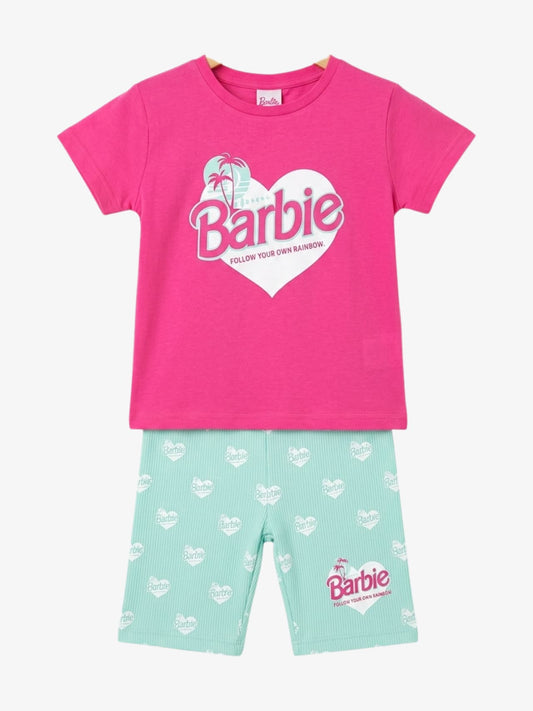 Barbie Rainbow T-Shirt Set