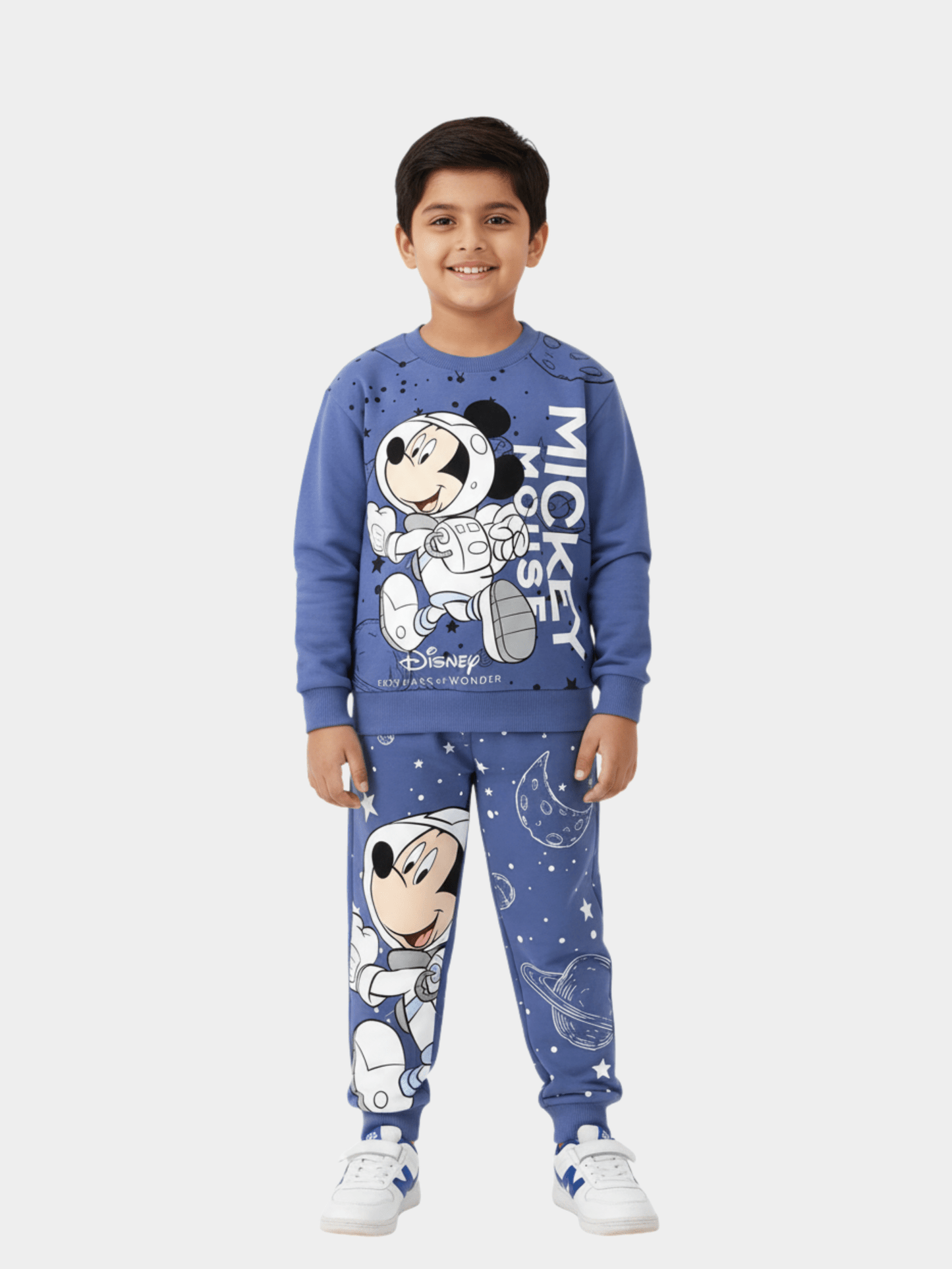Boys' Disney Mickey Mouse Astronaut Space Print Sweatshirt & Joggers Set
