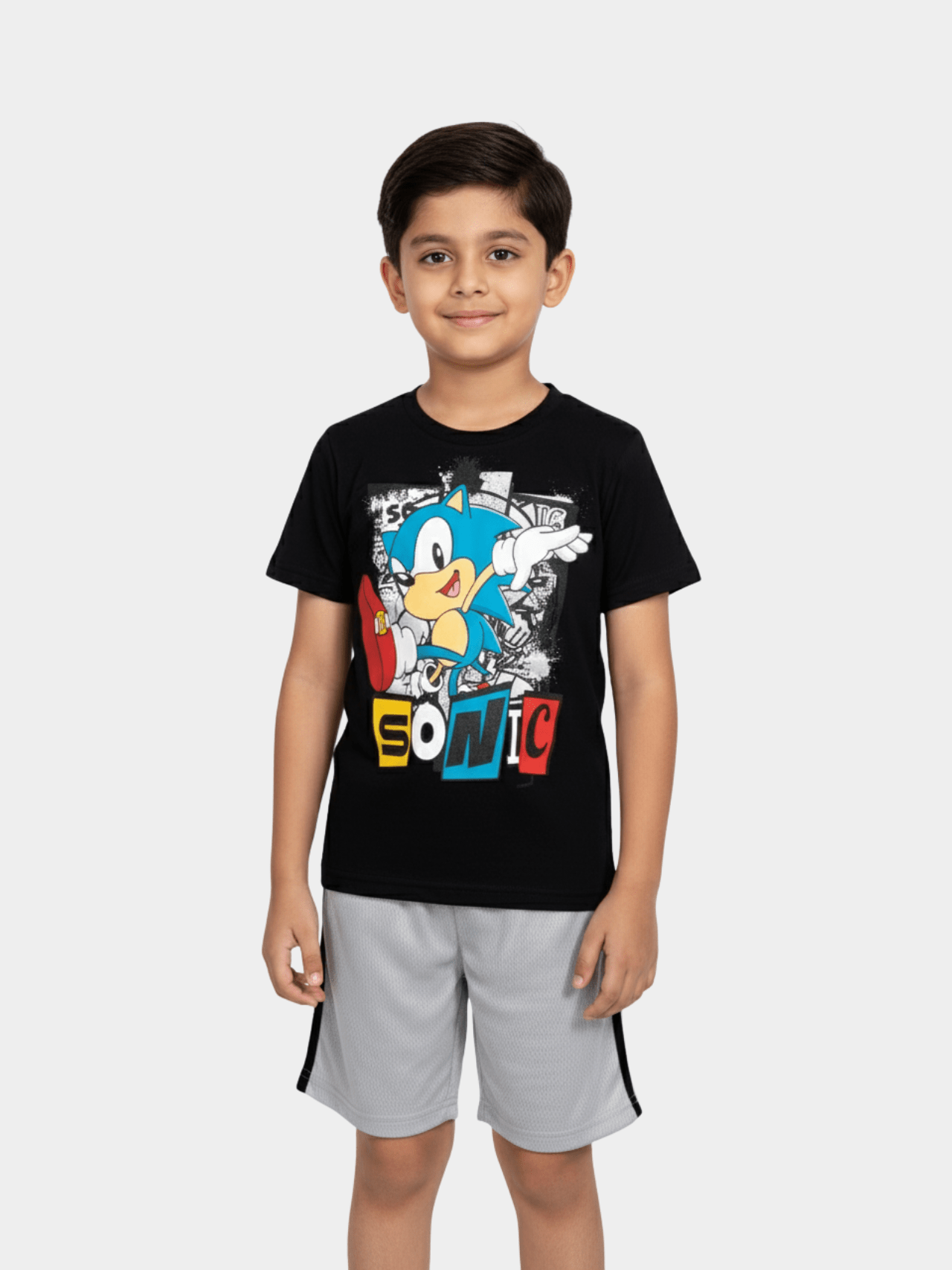 Boys Sonic T-shirt & Shorts Set