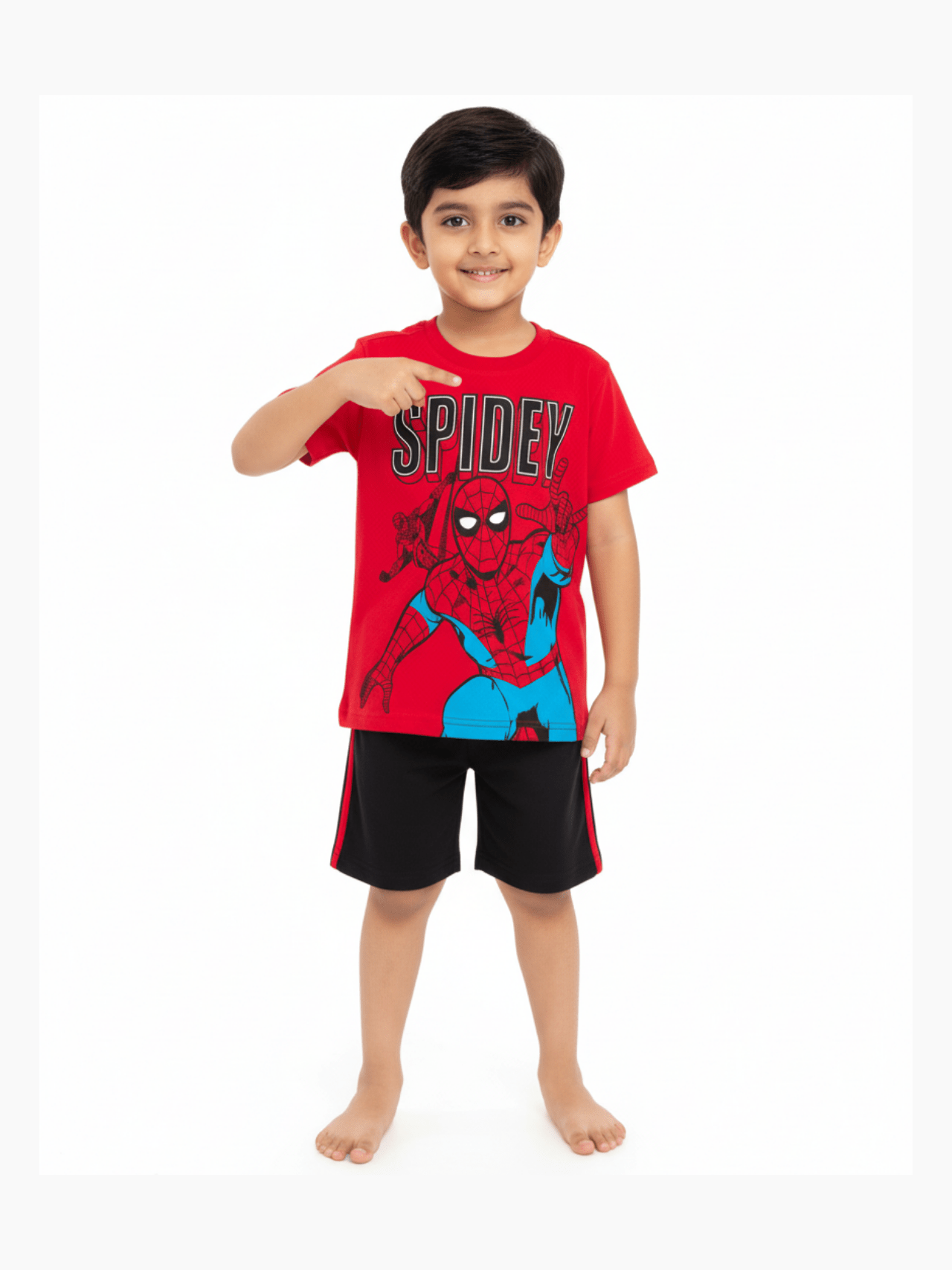 Boys Spiderman T-shirt & Shorts Set