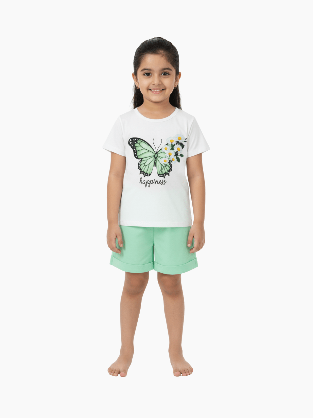 Butterfly T-shirt & Shorts Set