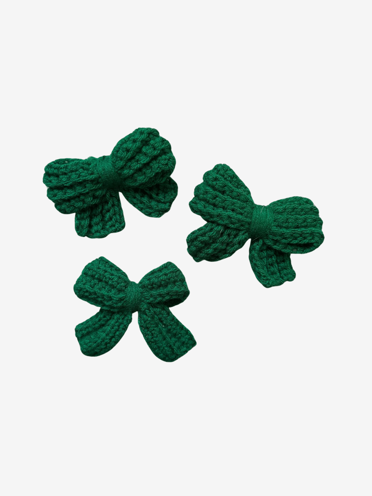Crochet Handmade 1pcs Hair Bow Clip