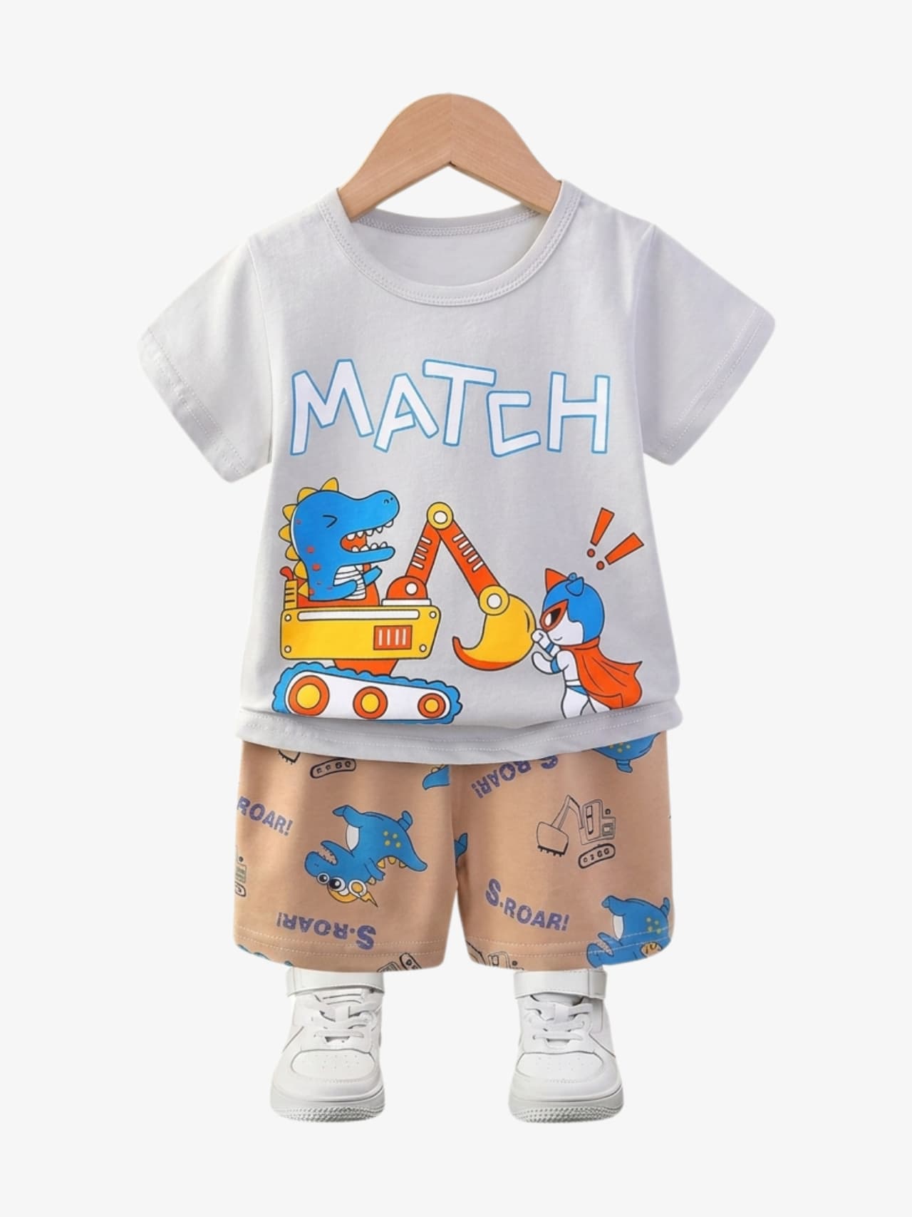 Dino Match T-Shirt Set