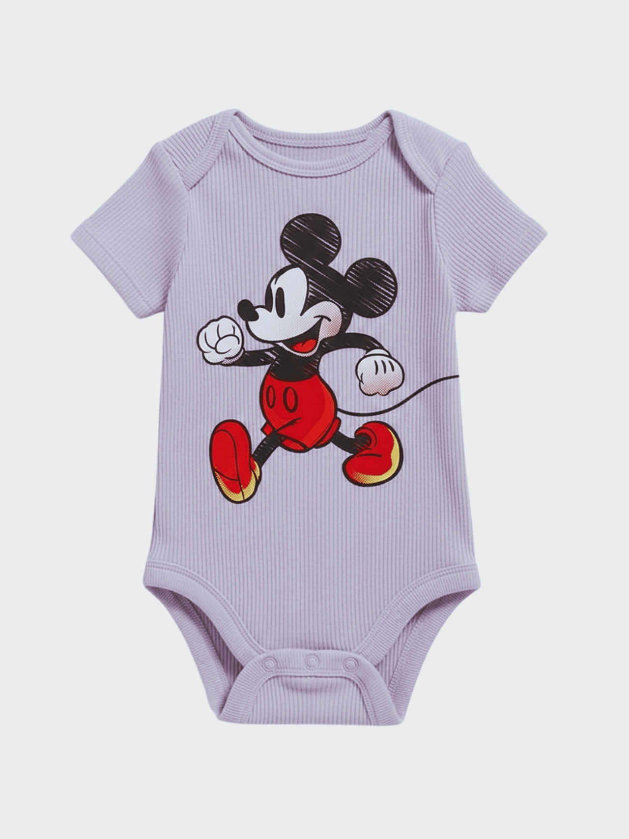Disney Mickey Mouse Ribbed Baby Romper