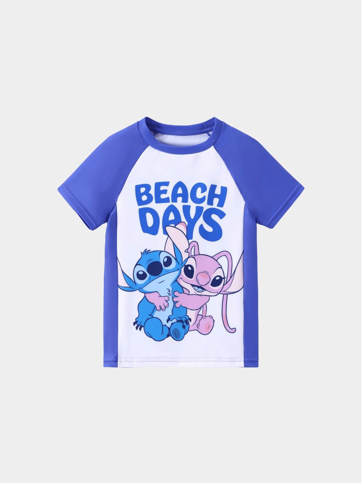 Girls' Angel & Stitch Short Sleeve Swim T-Shirt (2 - 8years) (Copy)