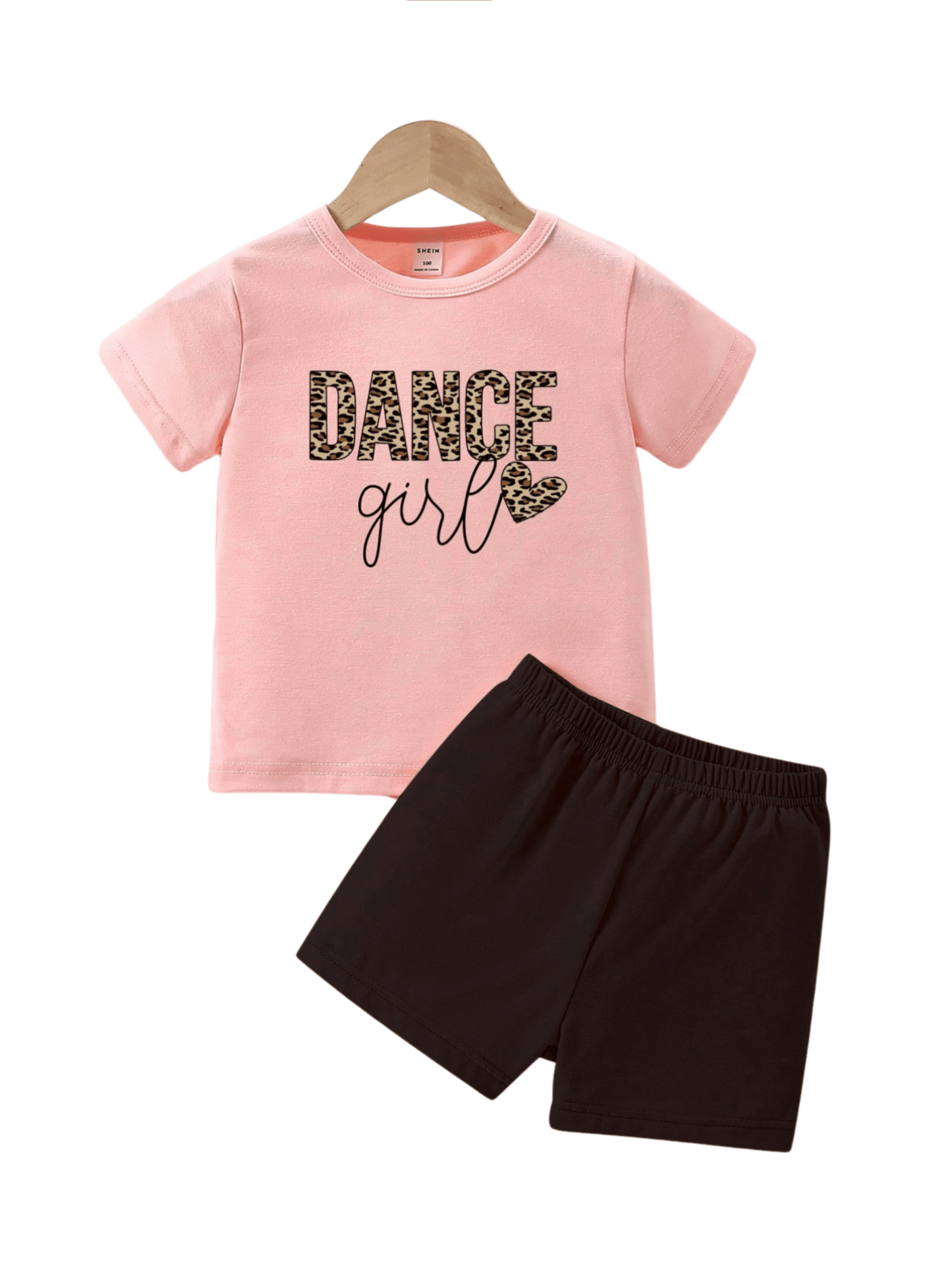 Kids 2pcs Dance Printed Set