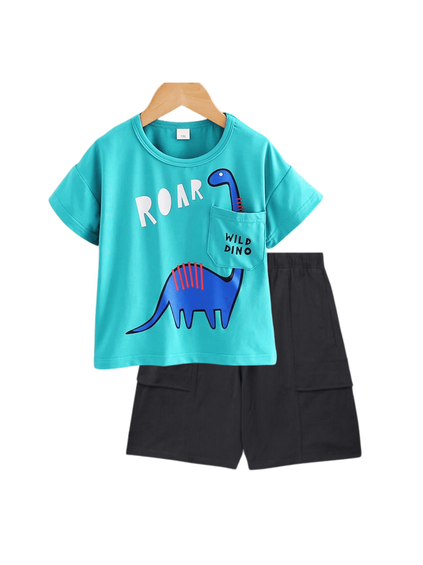 Kids Boys Roar Printed Set