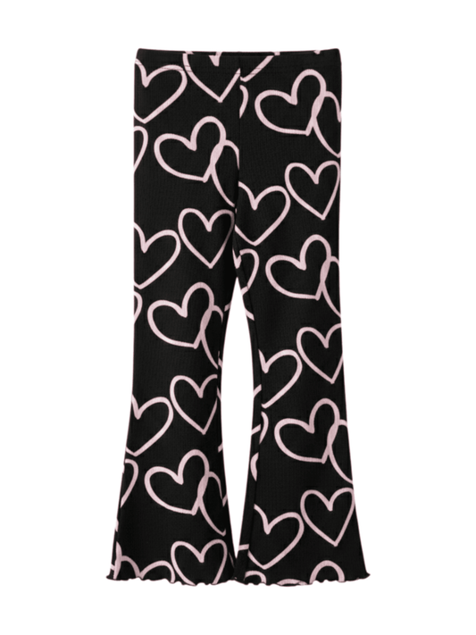 Kids Girls Love Ribbed Pant