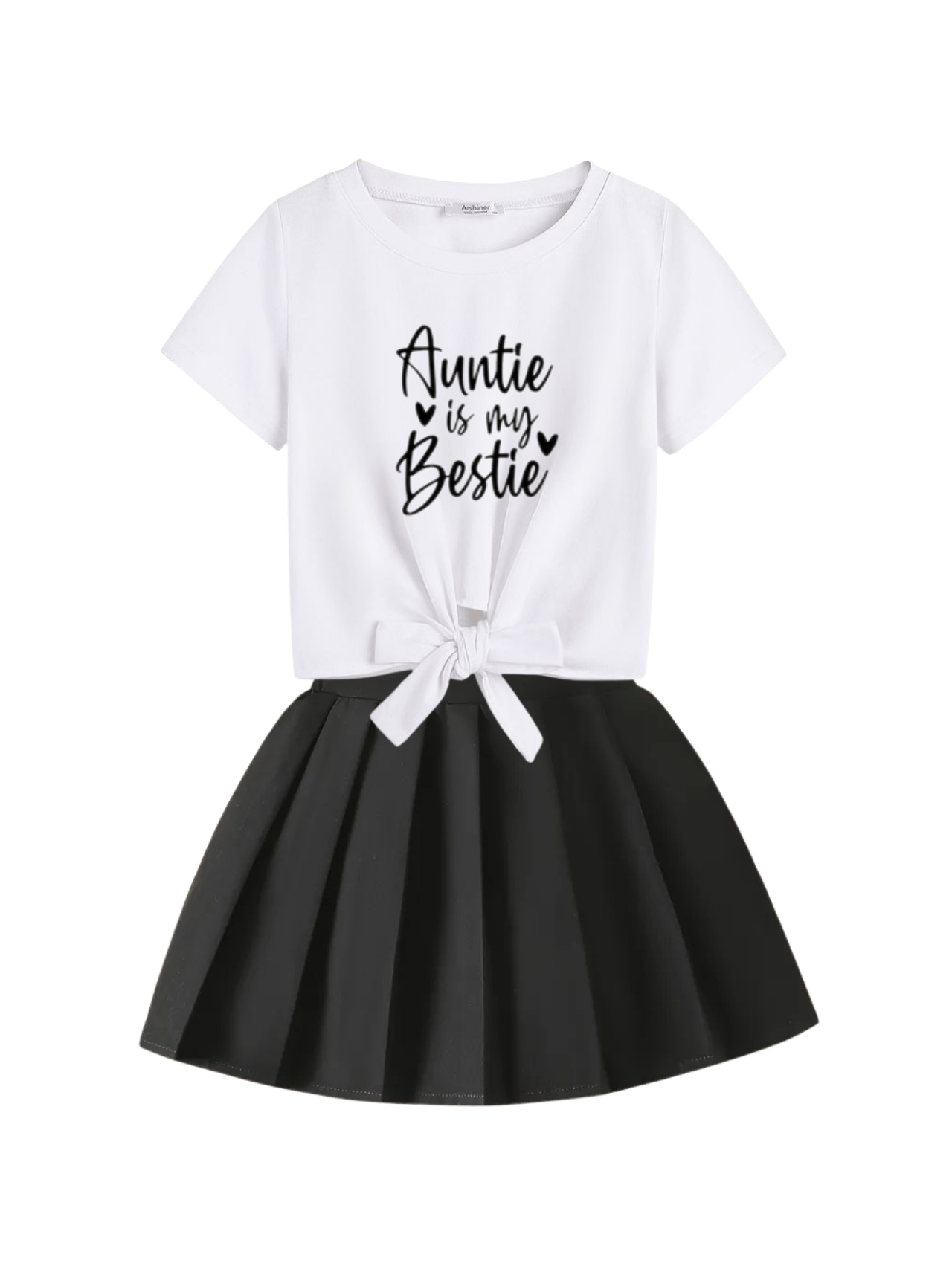 Kids Girls Stylish Skirt Set