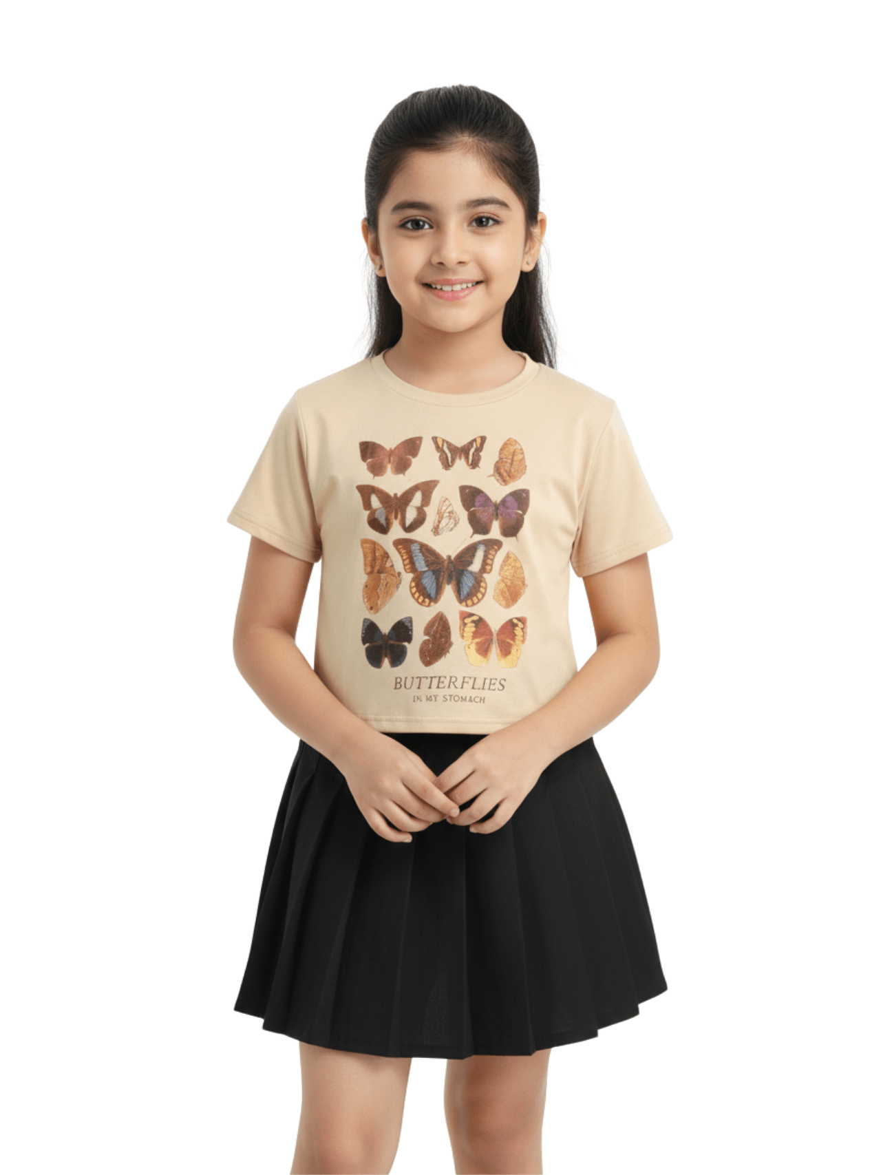 Kids Girls Stylish Skirt Set