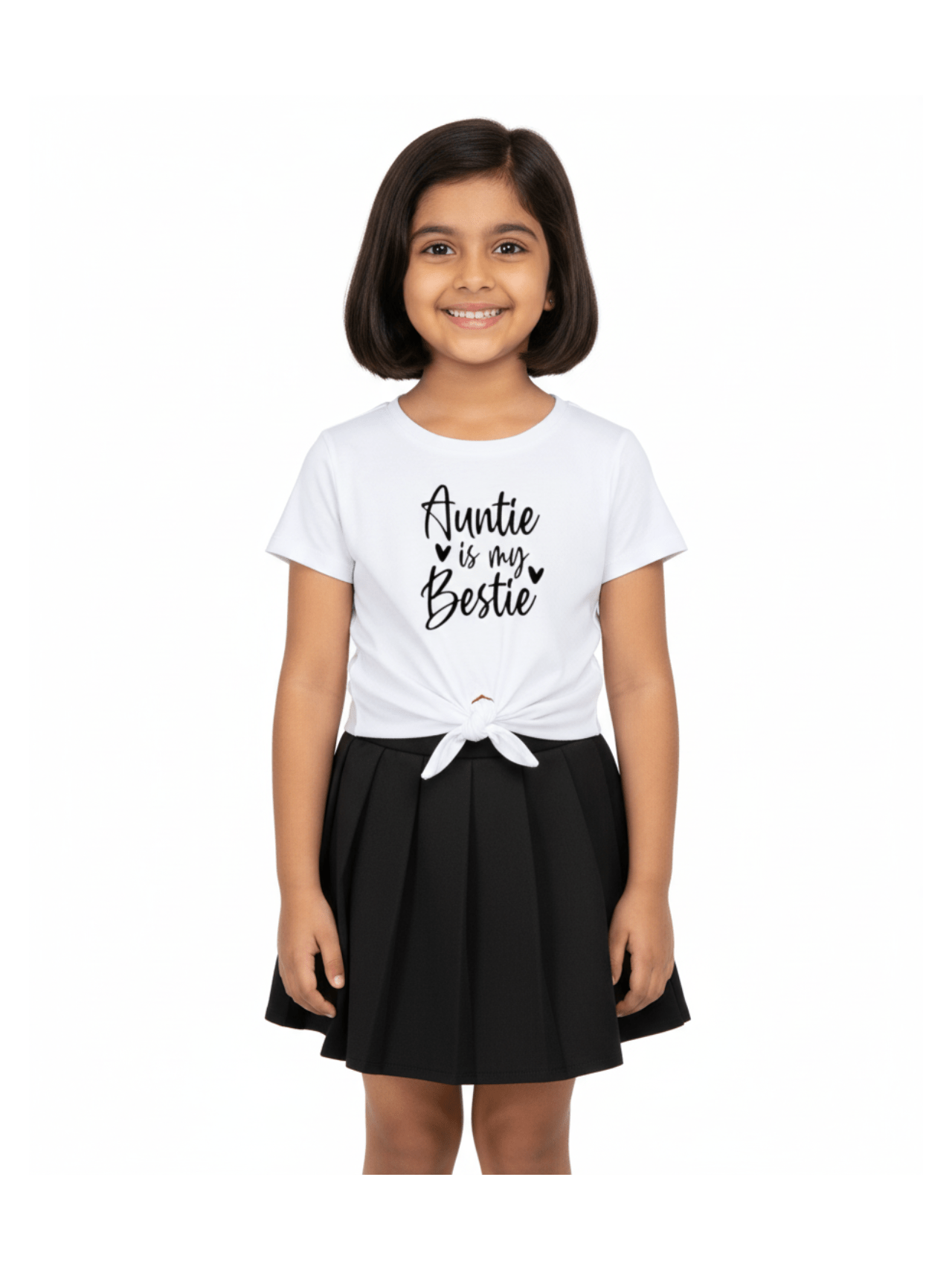 Kids Girls Stylish Skirt Set