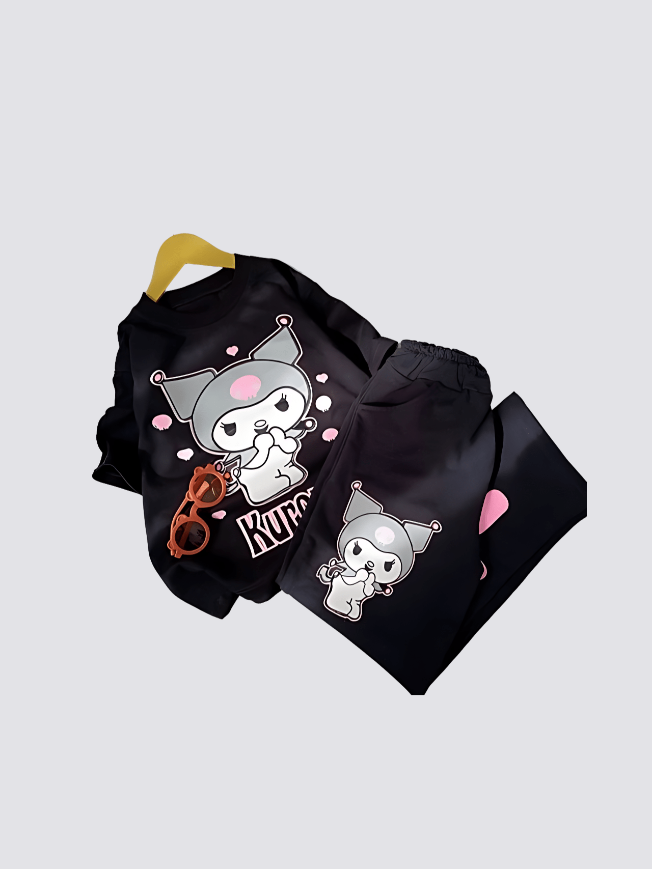 Kids Kuromi Stylish T-shirt Set (2yrs - 10yrs)