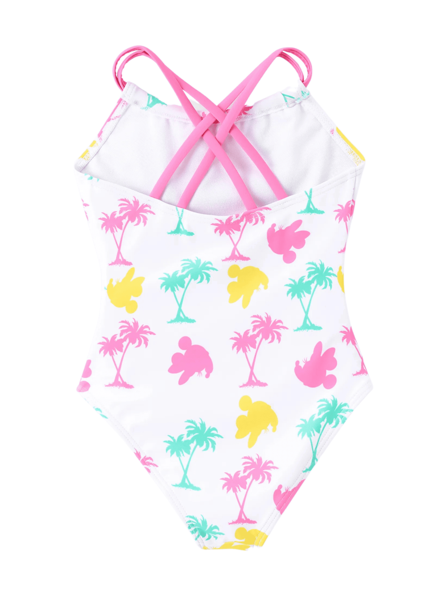 Kids Minnie Mouse Print Swimsuit