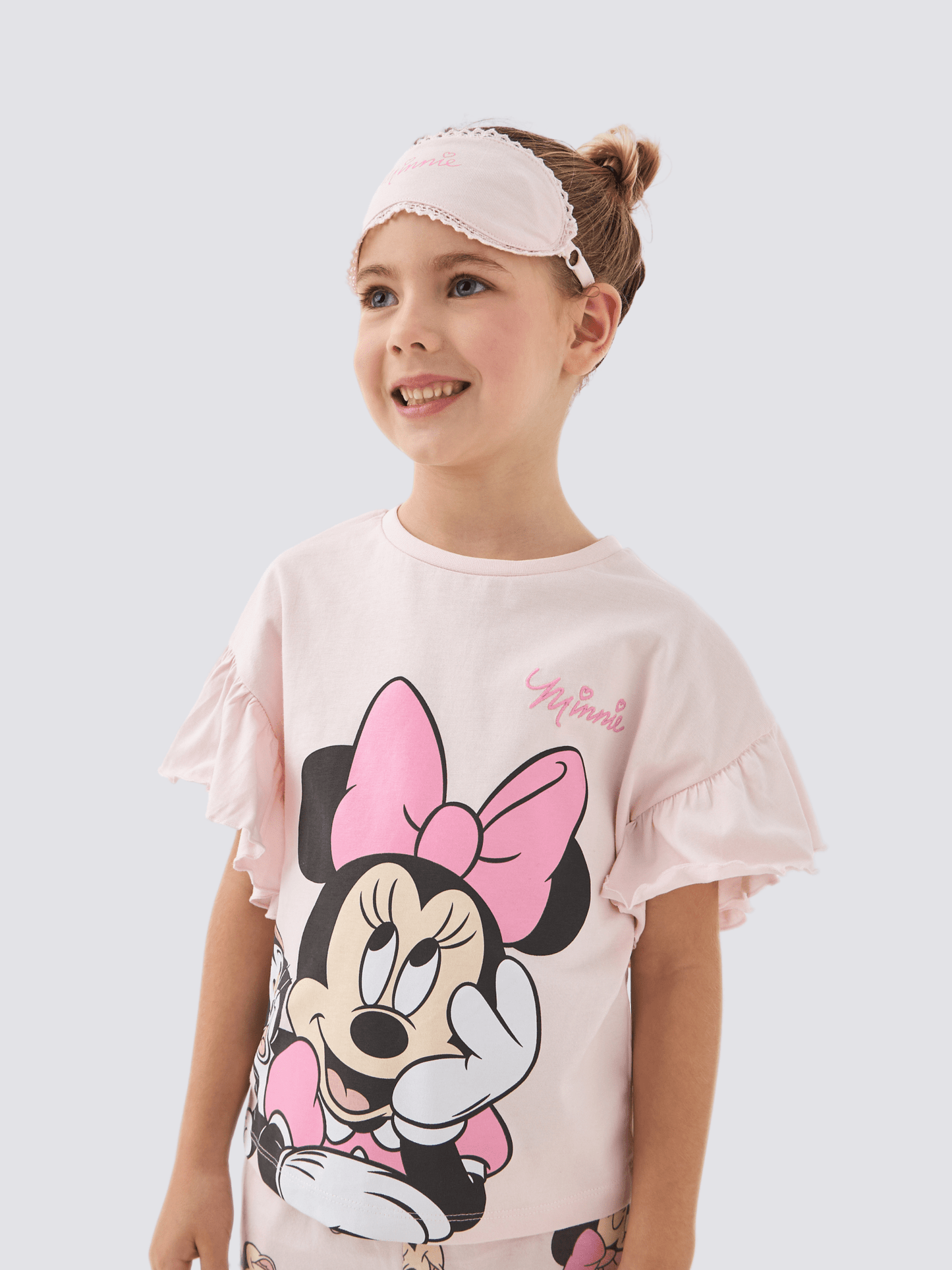 Kids Minnie Mouse Printed T-shirt & Long Pant Set (2yrs - 14yrs)