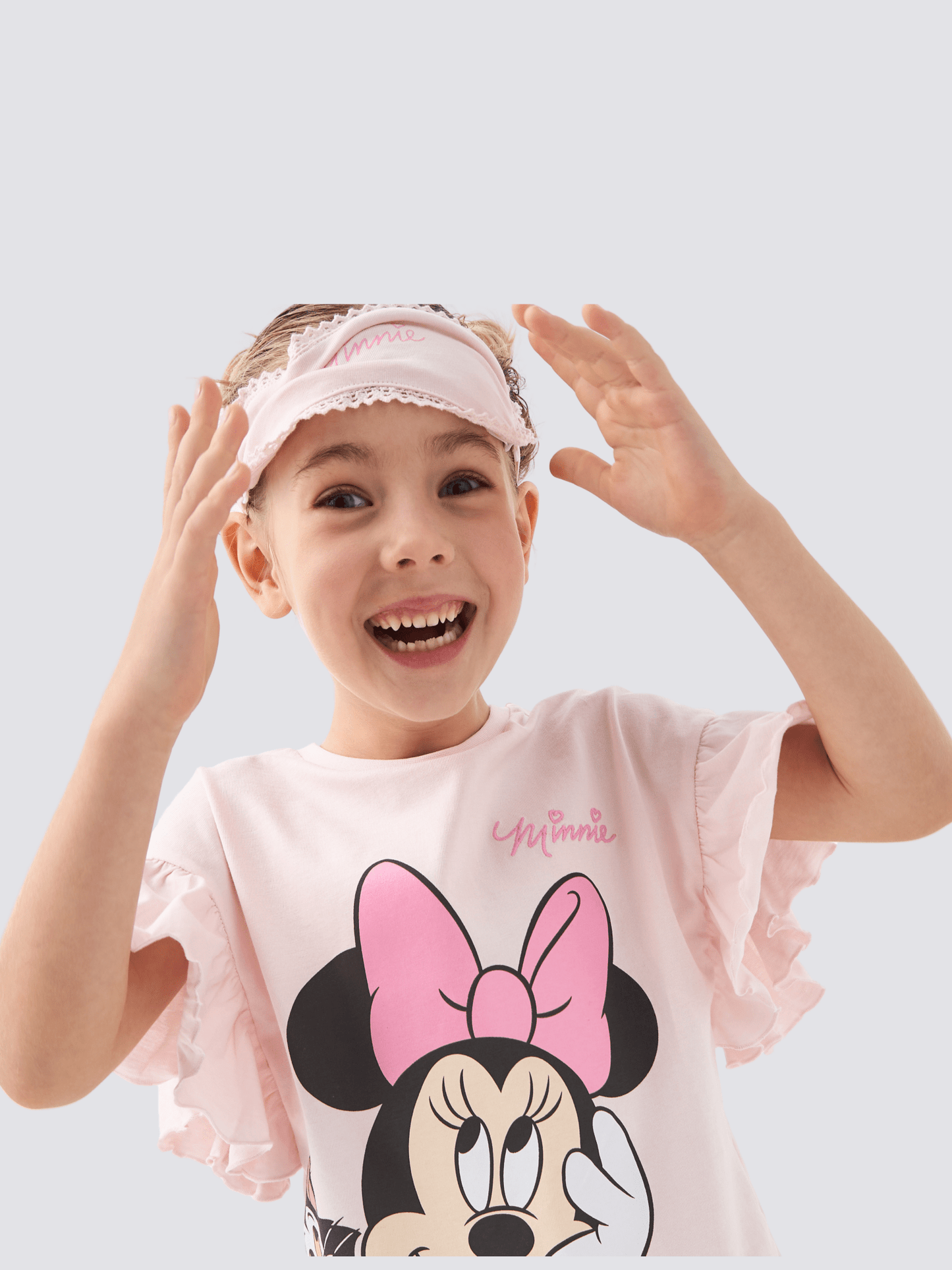 Kids Minnie Mouse Printed T-shirt & Long Pant Set (2yrs - 14yrs)