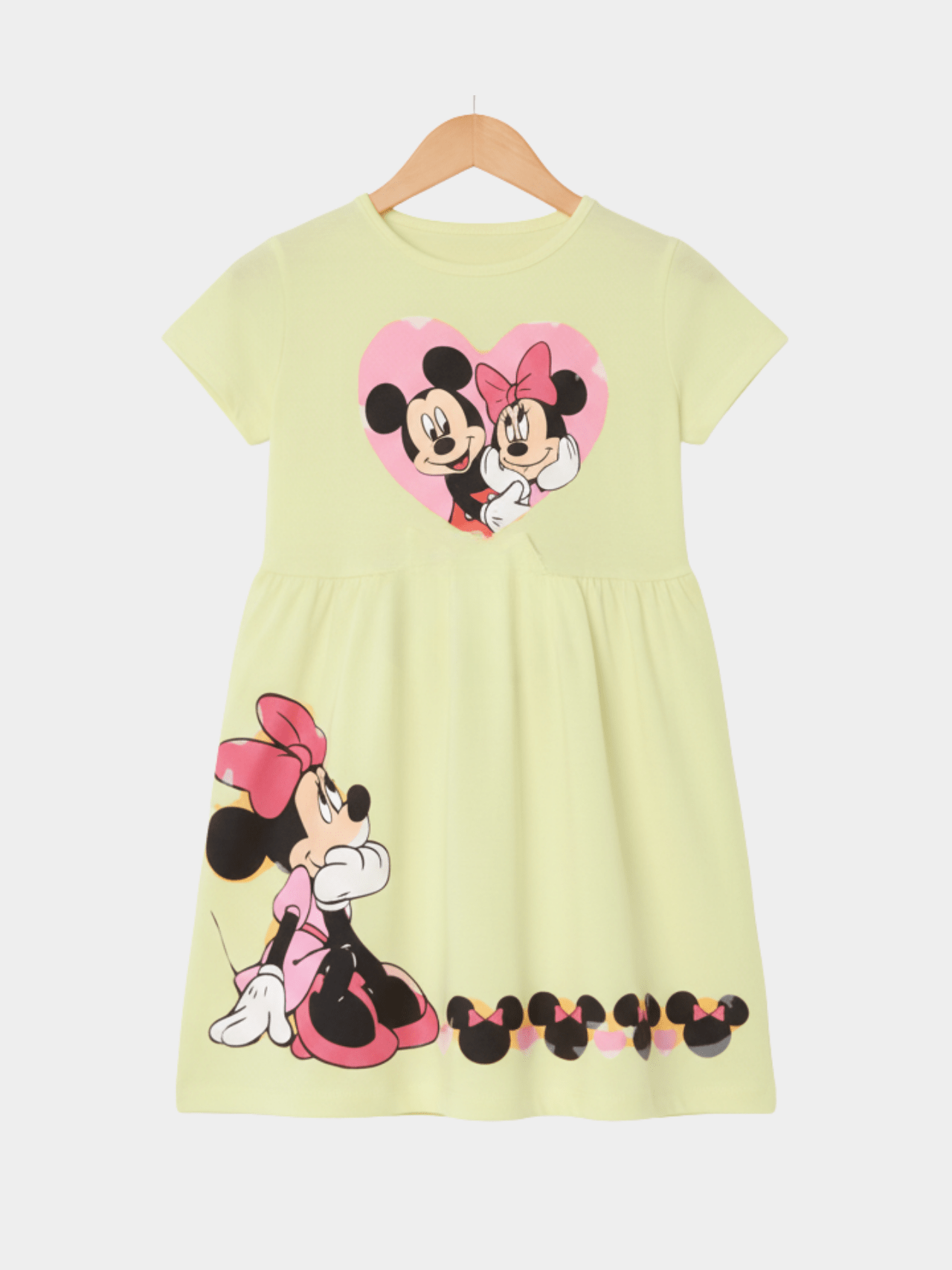 Minnie Mouse Floral Dress For Kid Girl (6mths - 6yrs)