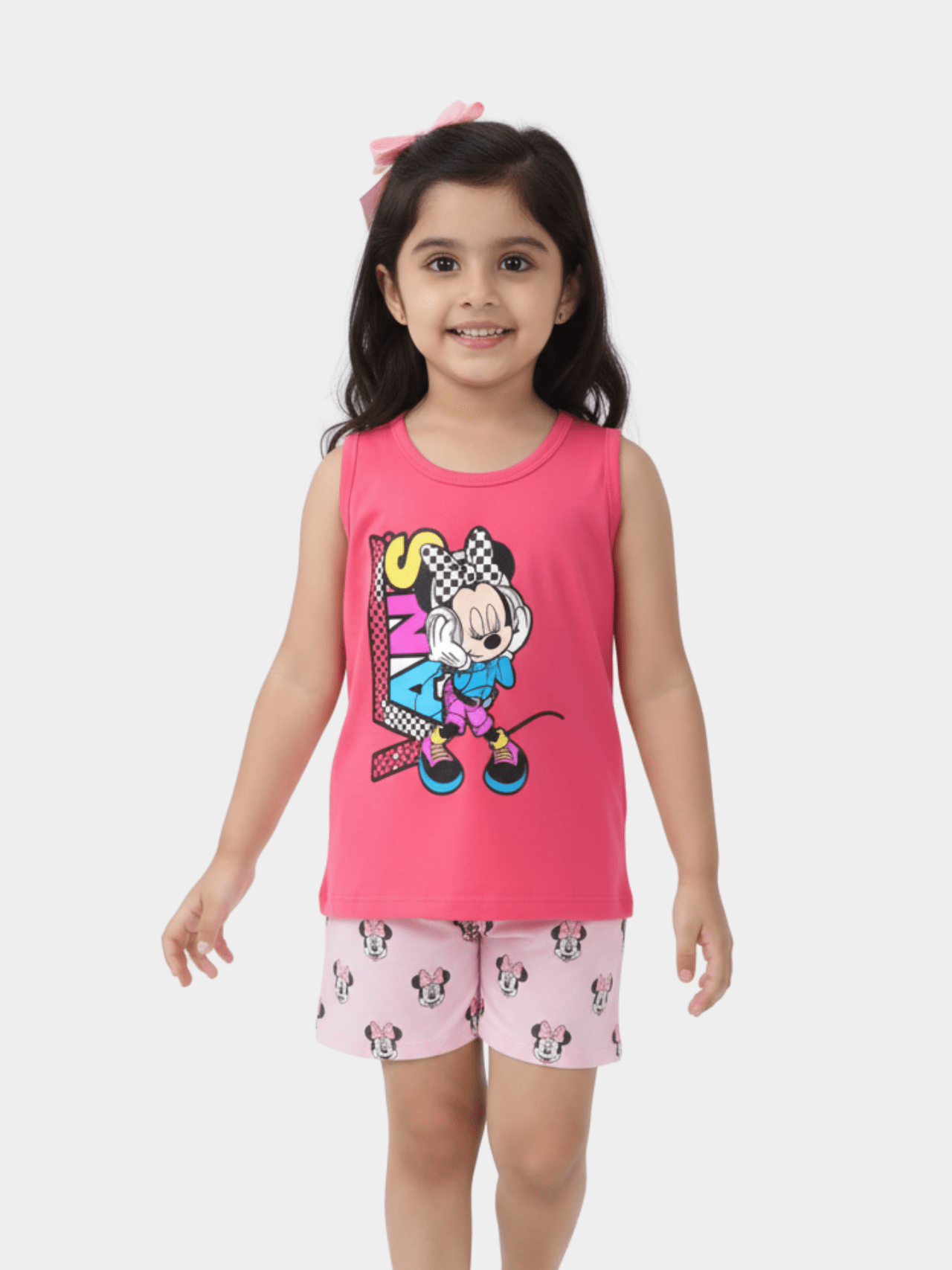 Minnie Mouse T-shirt Set For Kid Girl (6mths - 6yrs)