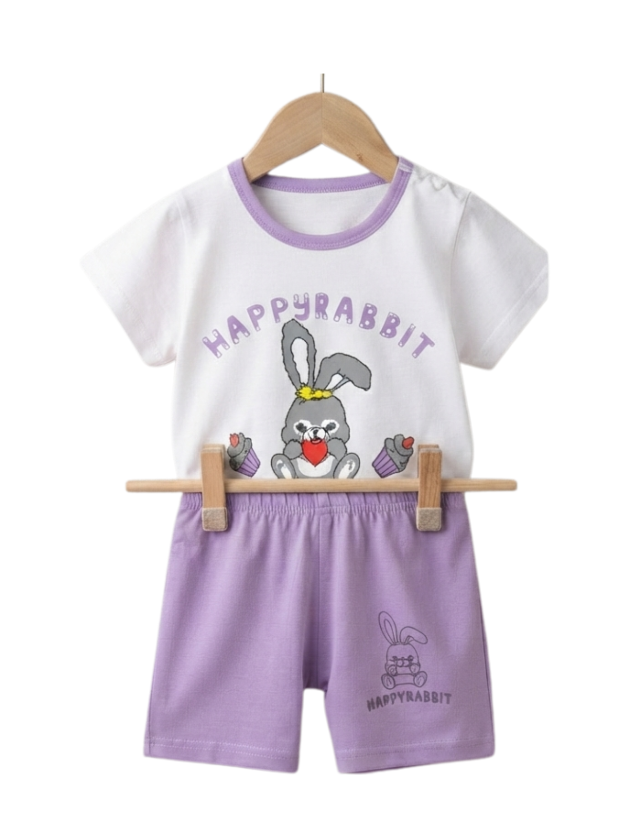 Happy Rabbit Purple Set