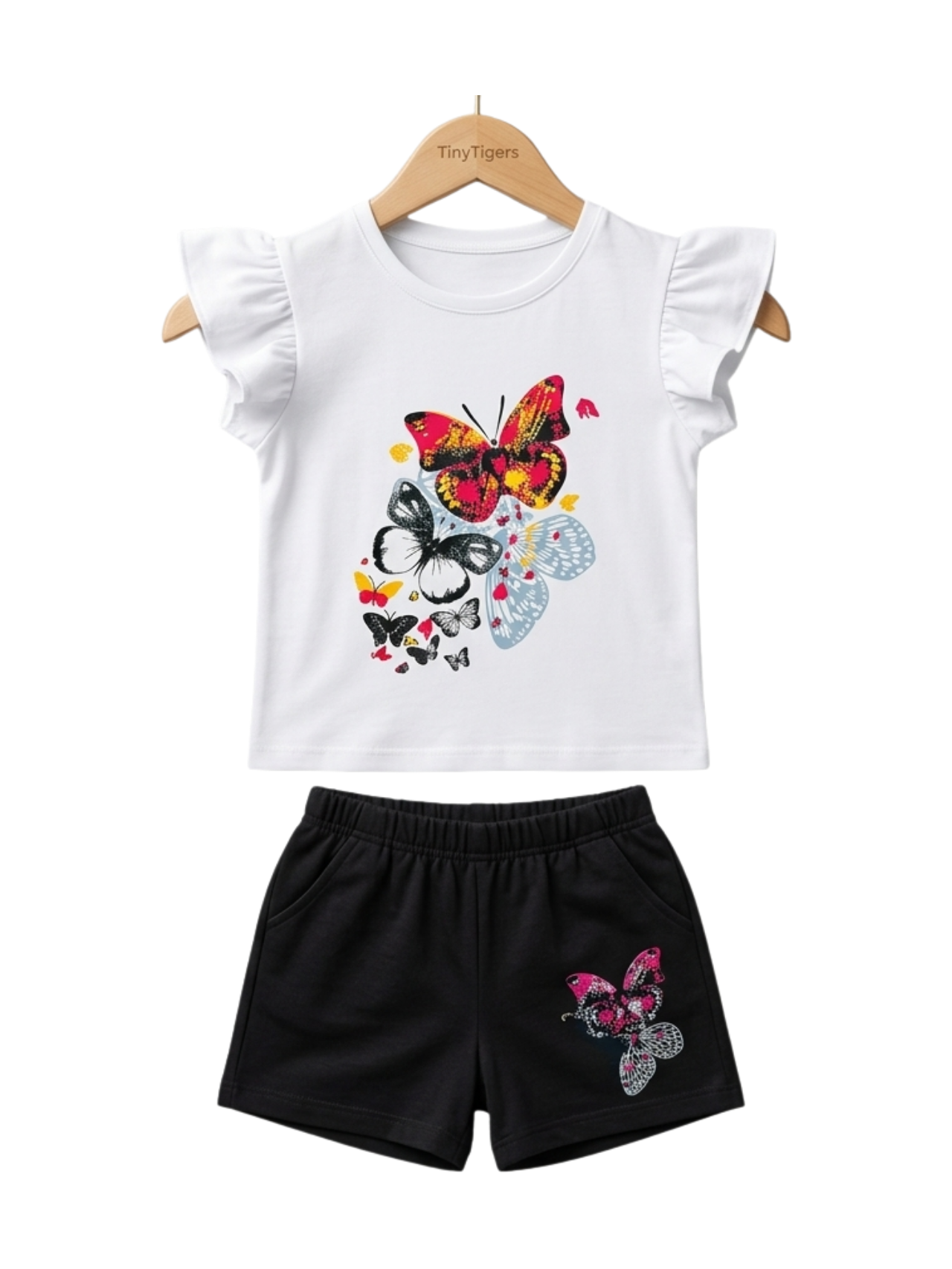 Butterfly Shorts Set