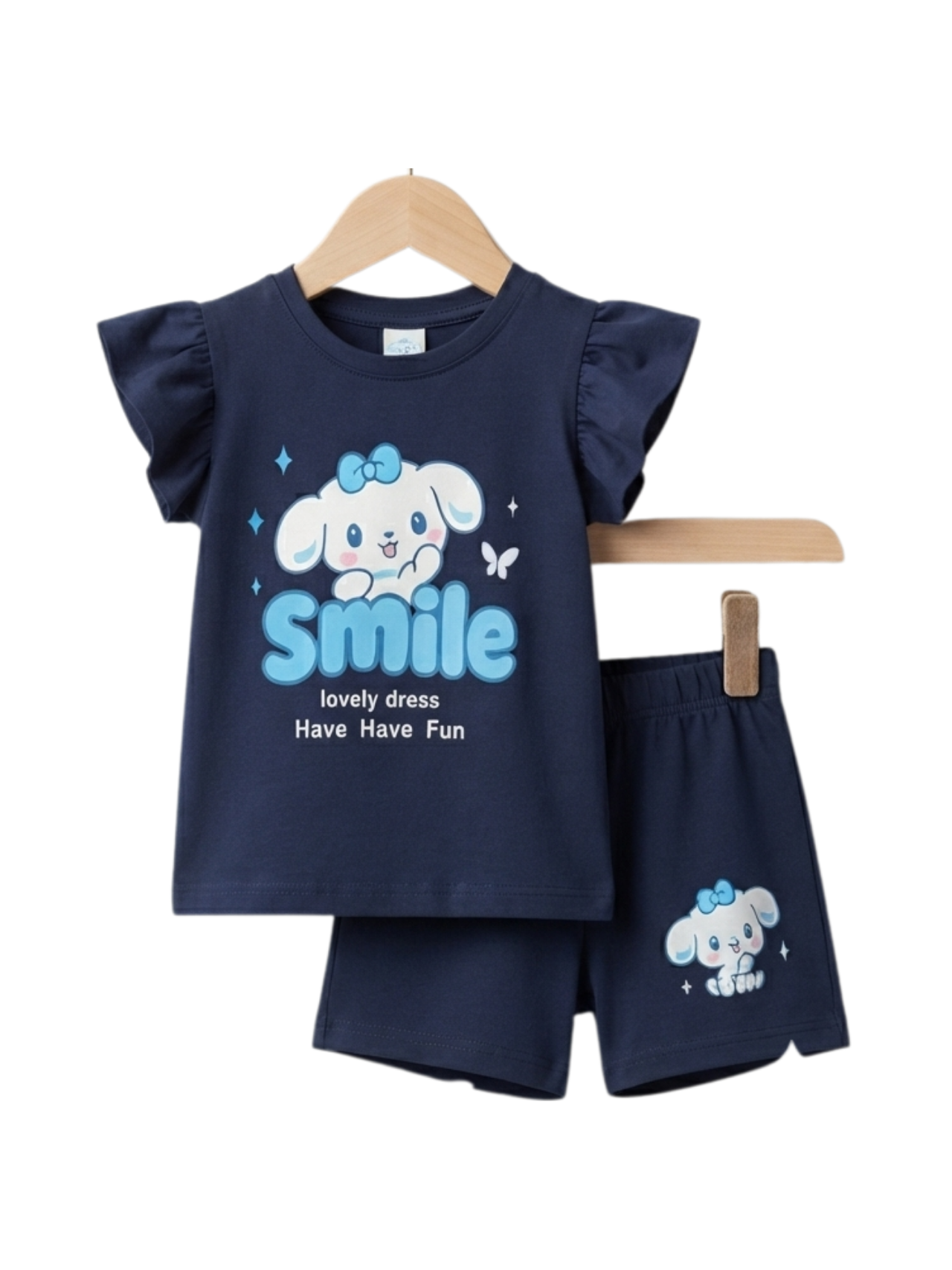 Smile Puppy Navy Set