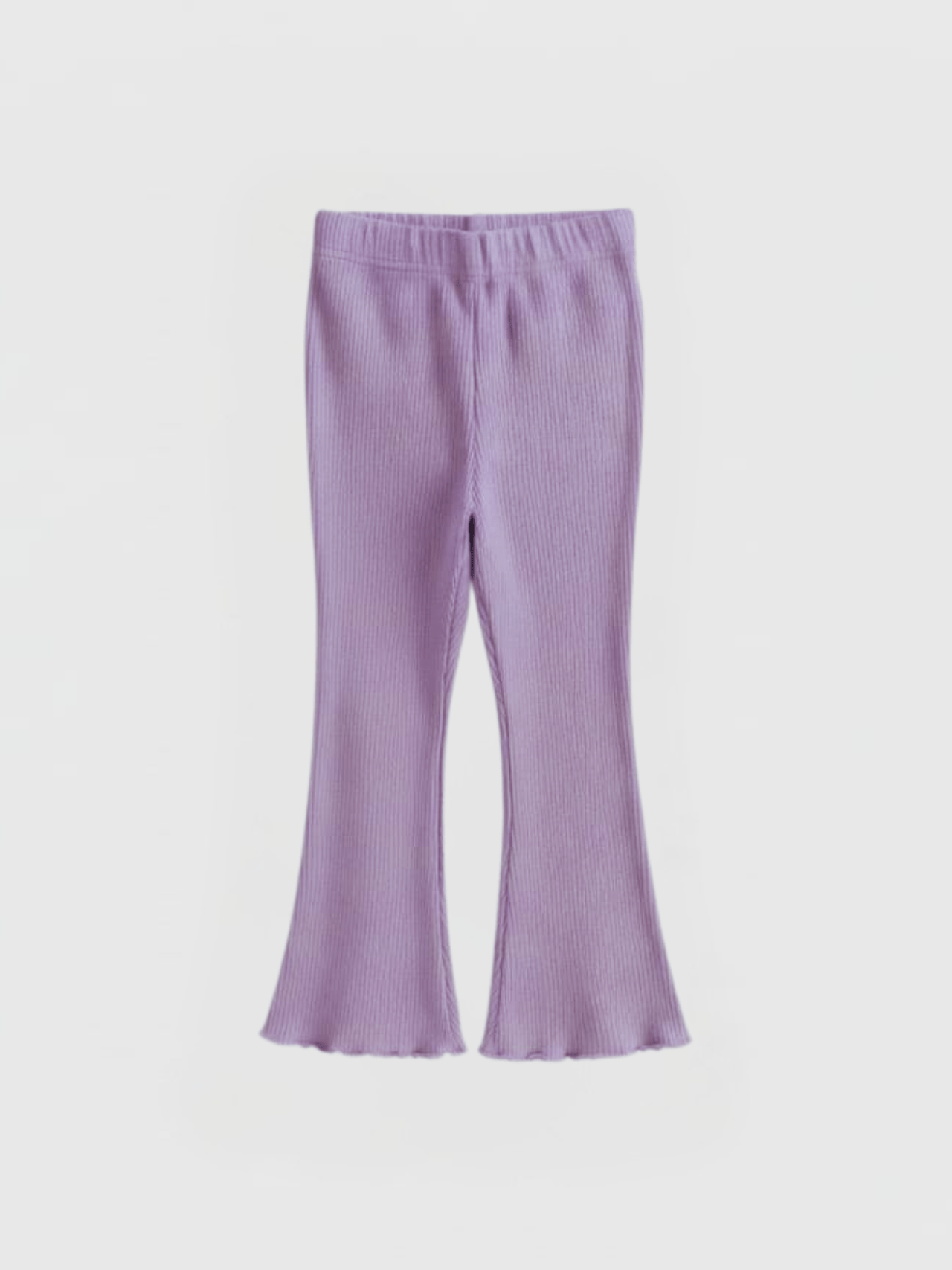 Trendy Lavender Flared Pants for Girls