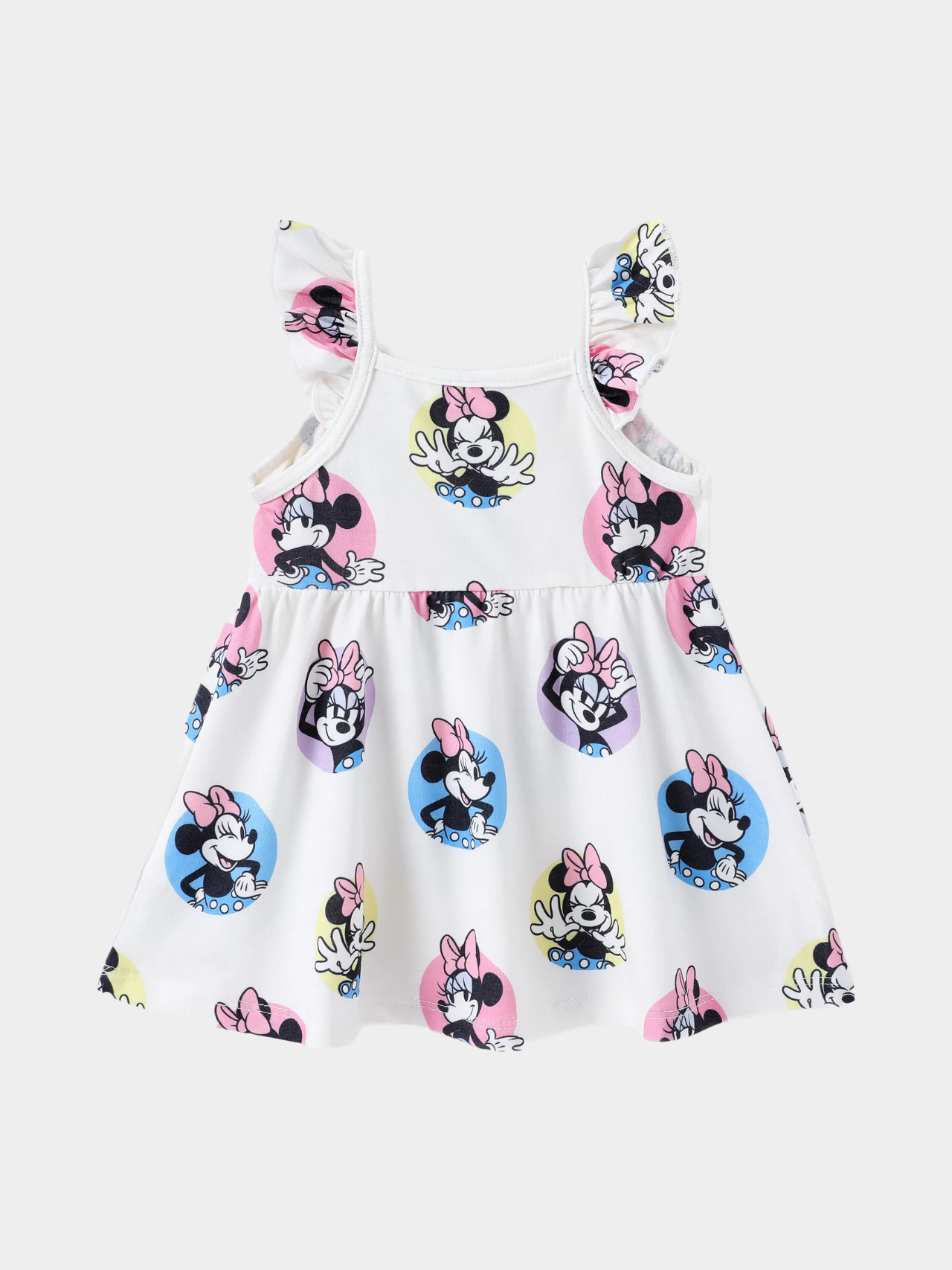 Girls' Disney Minnie Mouse Ruffle-Sleeve Summer Sundress (0-3 Years)