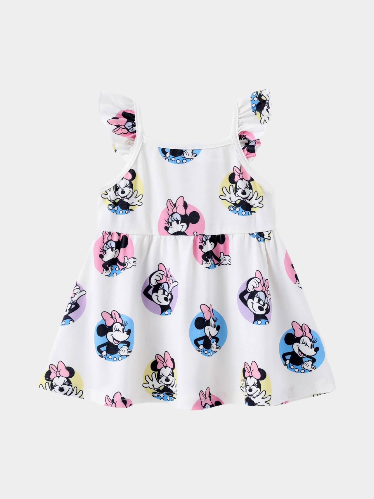 Girls' Disney Minnie Mouse Ruffle-Sleeve Summer Sundress (0-3 Years)