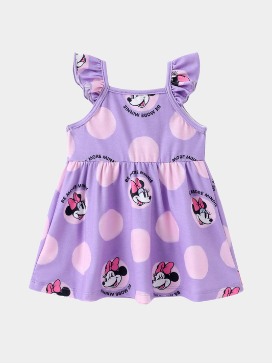Minnie Mouse Be More Minnie Purple Dress For Baby