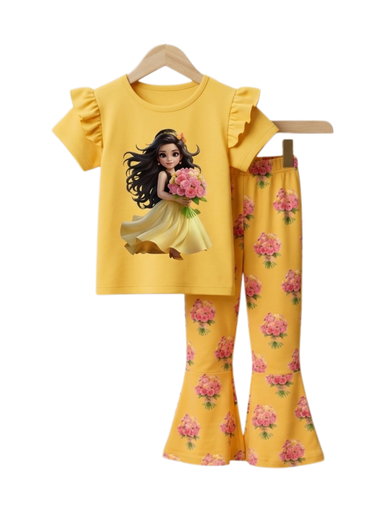 Yellow Princess Rose Set