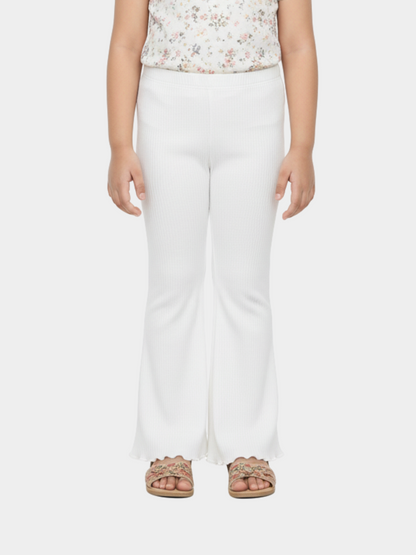Kids White Flared Pants (3yrs-12yrs)