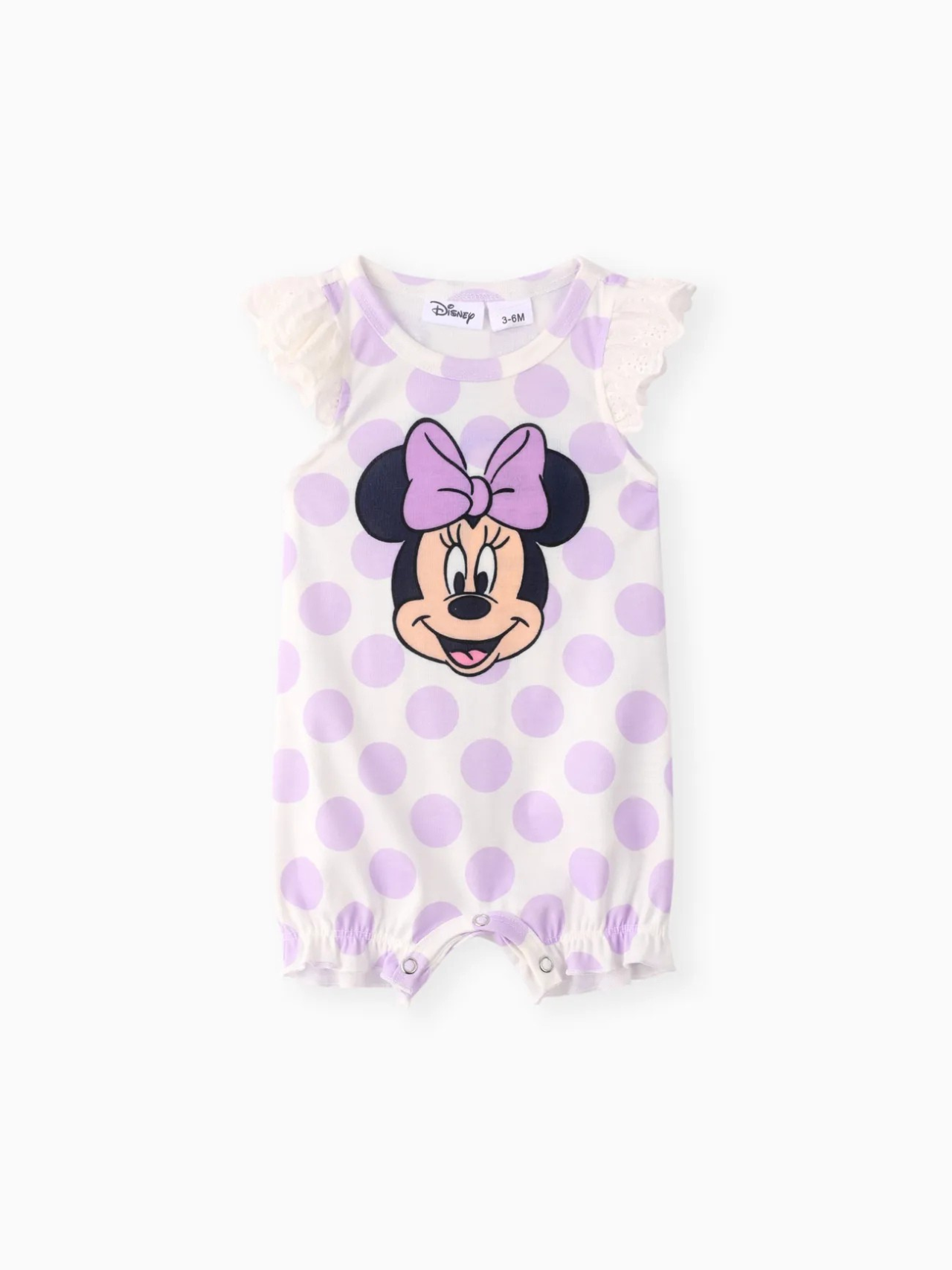 Baby Girl Minnie Mouse Printed Romper (0mths-2yrs)