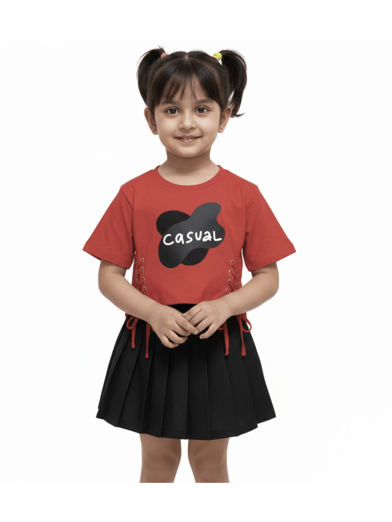 2 Piece Stylish Skirt Set For Girl (6mths - 6yrs)