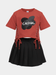 2 Piece Stylish Skirt Set For Girl (6mths - 6yrs)