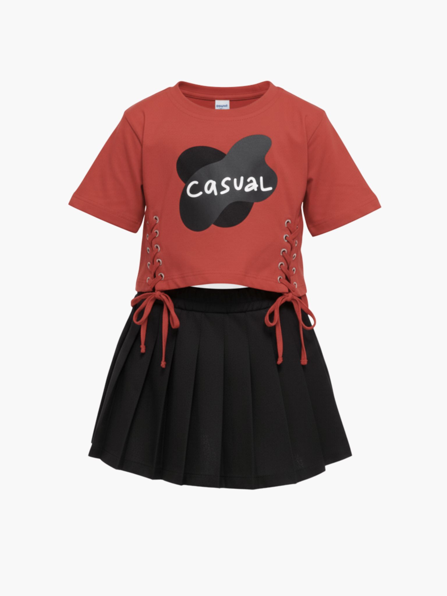 2 Piece Stylish Skirt Set For Girl (6mths - 6yrs)