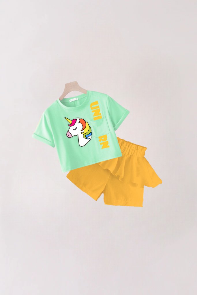 2 Piece Stylish Unicorn Set For Girl