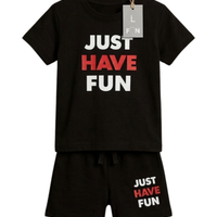 Just Have Fun Print Outfit Set
