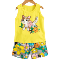 2pcs Cat T-shirt Set For Kid Girl (6mths - 6yrs)