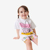 2pcs Doll Drop Shoulder T - shirt Set For Kid Girl