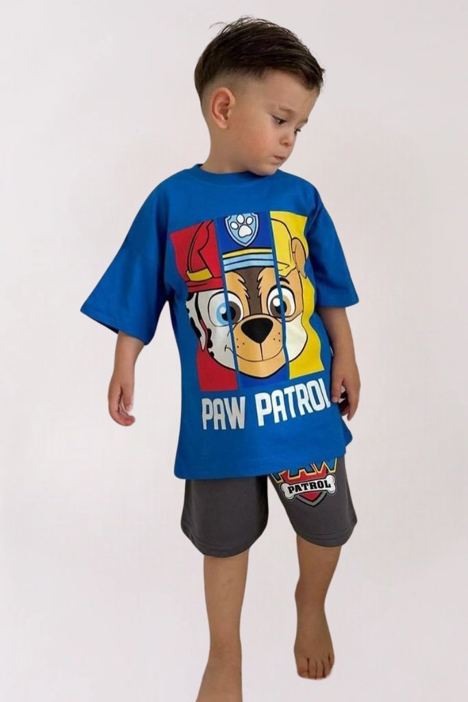 2pcs Micky Paw Patrol Printed T-shirt & Pant Set