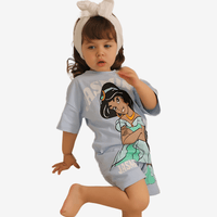 2pcs Minnie Mouse Drop Shoulder T-shirt Set For Kid Girl (6mths - 6yrs)