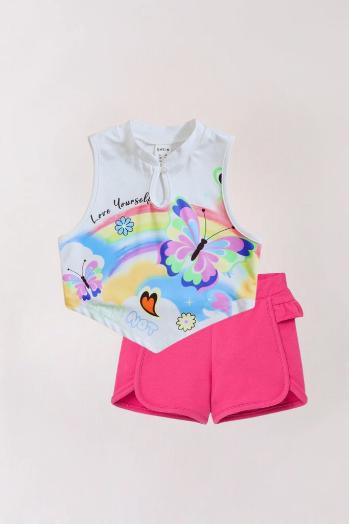 2pcs Stylish Butterfly Set For Girl