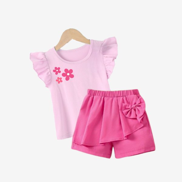 2PCS Unique Baby & Toddler Skirt Set With Nice Bowl